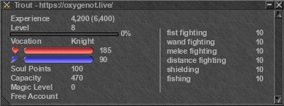 Signature for player Trout