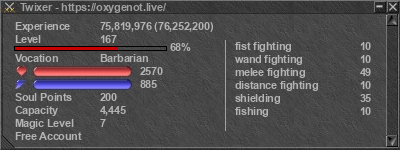 Signature for player Twixer