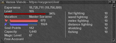 Signature for player Vamos Viendo