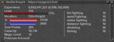 Signature for player Vanilla Knight