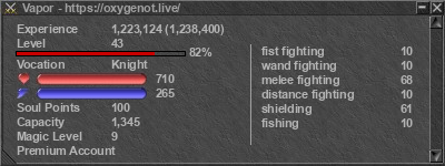 Signature for player Vapor