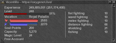 Signature for player Vicentillo