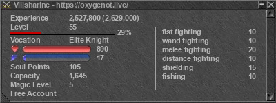 Signature for player Villsharine