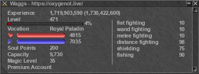 Signature for player Waggs