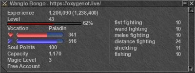 Signature for player Wanglo Bongo