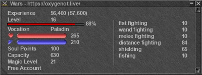 Signature for player Wars