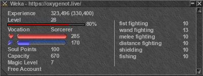 Signature for player Weka