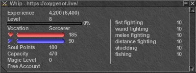 Signature for player Whip