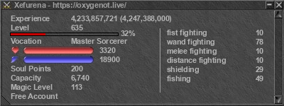 Signature for player Xefurena