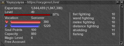 Signature for player Yayayyayas