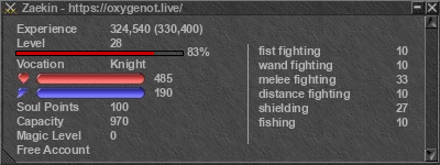 Signature for player Zaekin