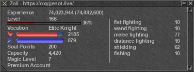 Signature for player Zoli