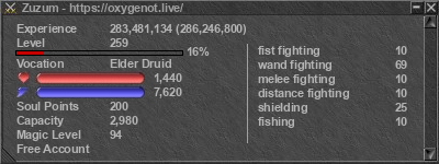 Signature for player Zuzum